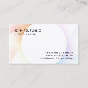 Moderne Minimalistische Vorlage Beruflich Visitenkarte