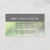 moderne, minimalistische Vorlagen für Visitenkarte (Rückseite)