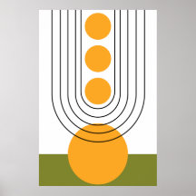 Moderne Minimalistische Wall Art, Earth Tone