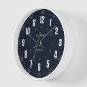 Moderne Minimalistische Wanduhr – Aurora Drift (Winkel)