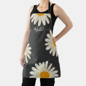 Moderne, Minimalistische Watercolol Chamomiles Schürze (InSitu)