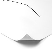 Moderne Minimalistische weibliche Zuhause Akzente  Poster (Ecke)