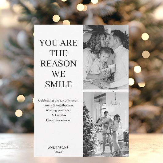 "Moderne Minimalistische Weihnachten im Multi-Foto