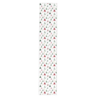 Moderne Minimalistische Weihnachtsbaum-Tischläufer Mittelgroßer Tischläufer