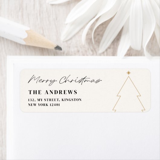 Moderne Minimalistische Weihnachtsbaumfotografie (Insitu)