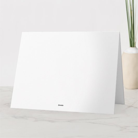 Moderne Minimalistische Weihnachtsfeier Karte (Rückseite)