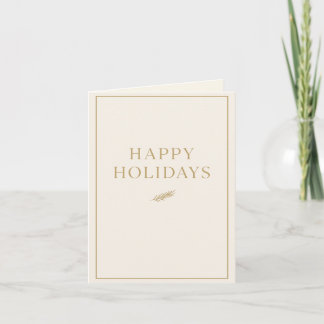 Moderne minimalistische Weihnachtskarte – Elegante Karte