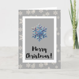 Moderne Minimalistische Weihnachtskarte Feiertagskarte