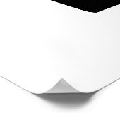 Moderne Minimalistische Weinflasche & DRINK Typogr Poster (Ecke)