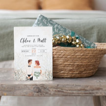 Moderne Minimalistische Weiße Hochzeit