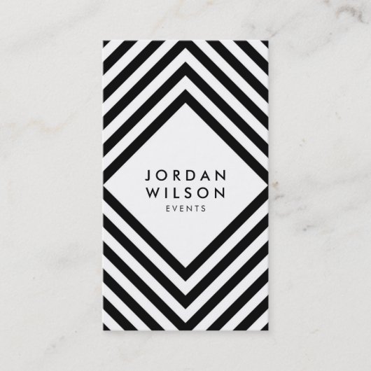 Moderne Minimalistische, weiße und schwarze sozial Visitenkarte (Vorderseite)