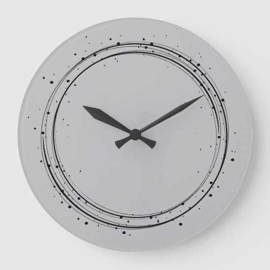 Moderne Minimalistische Wohngestaltung-Wanduhren Große Wanduhr (Vorderseite)