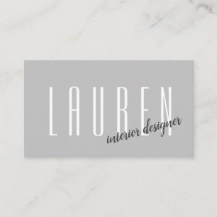 moderne minimalistische Zwei-Töne-Visitenkarte Visitenkarte