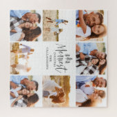 moderne minimalistisches Weihnachtsgeschenk mit vi Puzzle (Horizontal)