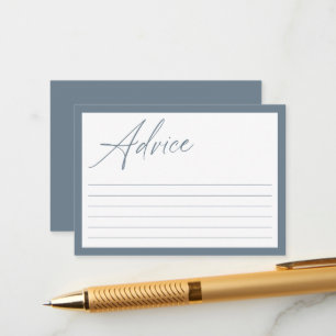 Moderne Minimalkalligraphie   Babyduschberatung Hinweiskarte