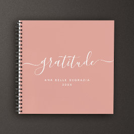 Moderne Minimalkalligraphie Girly Danky Journal Notizblock