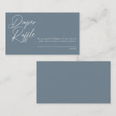 Moderne Minimalkalligraphie | Windelrumpf Begleitkarte (Vorne/Hinten)