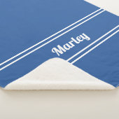 Moderne Minimalnamen Mit Monogramm Script Trendy B Sherpadecke (3/4)