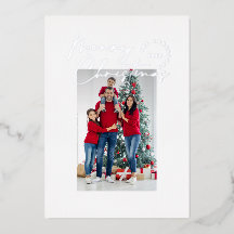 Moderne Minimalskripttypografie 1 Foto Weihnachten