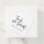 Moderne Minimaltricks und Leckerei | Frohe Hallowe Geschenkanhänger (Beispiel)