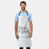 Moderne Minimaltricks und Leckerei | Frohe Hallowe Schürze (Getragen)