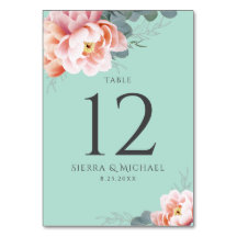 Moderne Minze grüne Blütenfarben Rosa Blumenzehen