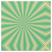 Moderne Minze Sonnenstrahlen Muster Stoff (Nahaufnahme)