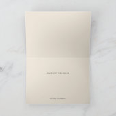 Moderne Mischstreifen Ein Foto Weihnachten Karte (Innenseite)