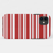 Moderne Mischung aus Rot und Weiß Case-Mate iPhone Hülle (Rückseite (Horizontal))
