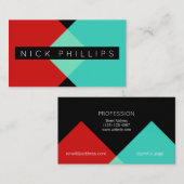 Moderne Mischungsart Visitenkarte (Vorne/Hinten)