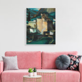 moderne Misshandlung Leinwanddruck (Insitu (Wohnzimmer))