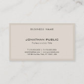 Moderne Mit Monogramm Elegante Sleek Beruflich Chi Visitenkarte (Rückseite)