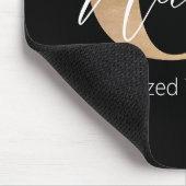 Moderne Mit Monogramm erste G & Name Personalisier Mousepad (Ecke)