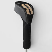 Moderne Mit Monogramm Erstklassigkeit Personalisie Golf Headcover (angewinkelt)