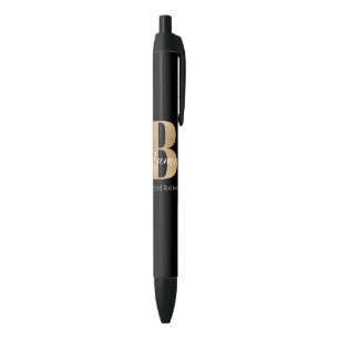 Moderne Mit Monogramm Erstklassigkeit Personalisie Kugelschreiber