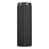 Moderne Mit Monogramm Erstklassigkeit und Name Per Thermosbecher (Rückseite)