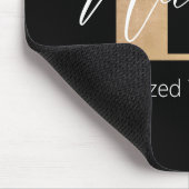 Moderne Mit Monogramm Erstklassigkeit von F & Name Mousepad (Ecke)