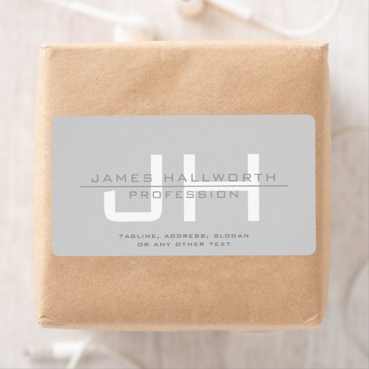 Moderne Mit Monogramm Initialen (oder andere Texte (Insitu)