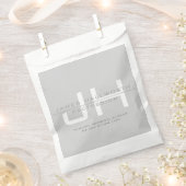 Moderne Mit Monogramm Initialen (oder andere Texte Geschenktütchen (Ausgeschnitten)