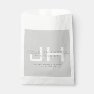 Moderne Mit Monogramm Initialen (oder andere Texte Geschenktütchen