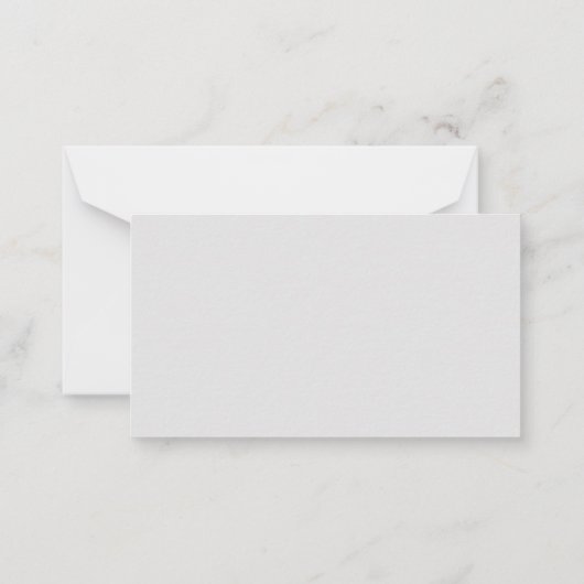 Moderne Mit Monogramm Initialen (oder andere Texte Mitteilungskarte (Rückseite)