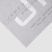 Moderne Mit Monogramm Initialen (oder andere Texte Seidenpapier (Ausschnitt)