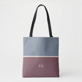 Moderne Mit Monogramm Tote Tasche