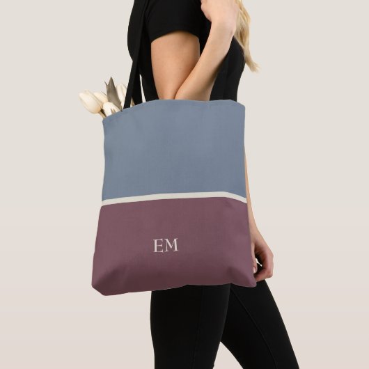 Moderne Mit Monogramm Tote Tasche (Von Nahem)