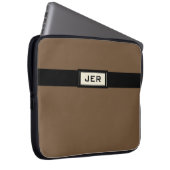 Moderne Mit Monogramm Vorstellungen von Männern br Laptopschutzhülle (Vorne Rechts)