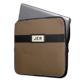 Moderne Mit Monogramm Vorstellungen von Männern br Laptopschutzhülle (Vorderseite Links)