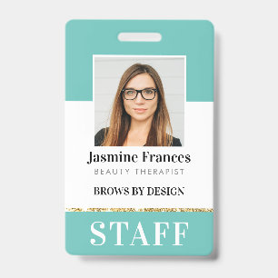 MODERNE MITARBEITER-FOTO-ID zeitgemäßes Design min Ausweis