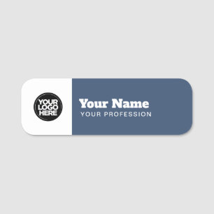 Moderne Mitarbeiter-Pin-Namensschild oder Magnetis Namensschild
