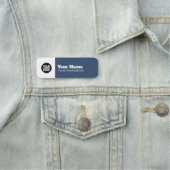 Moderne Mitarbeiter-Pin-Namensschild oder Magnetis Namensschild (Beispiel)