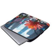 Moderne Mittags-Midtown-Blüte 13' Laptopschutzhülle (Vorne Knopf)